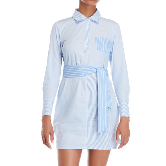 Romeo & Juliet Couture Dresses & Skirts - NWT Romeo & Juliet Blue & White Stripe Shirt Dress
